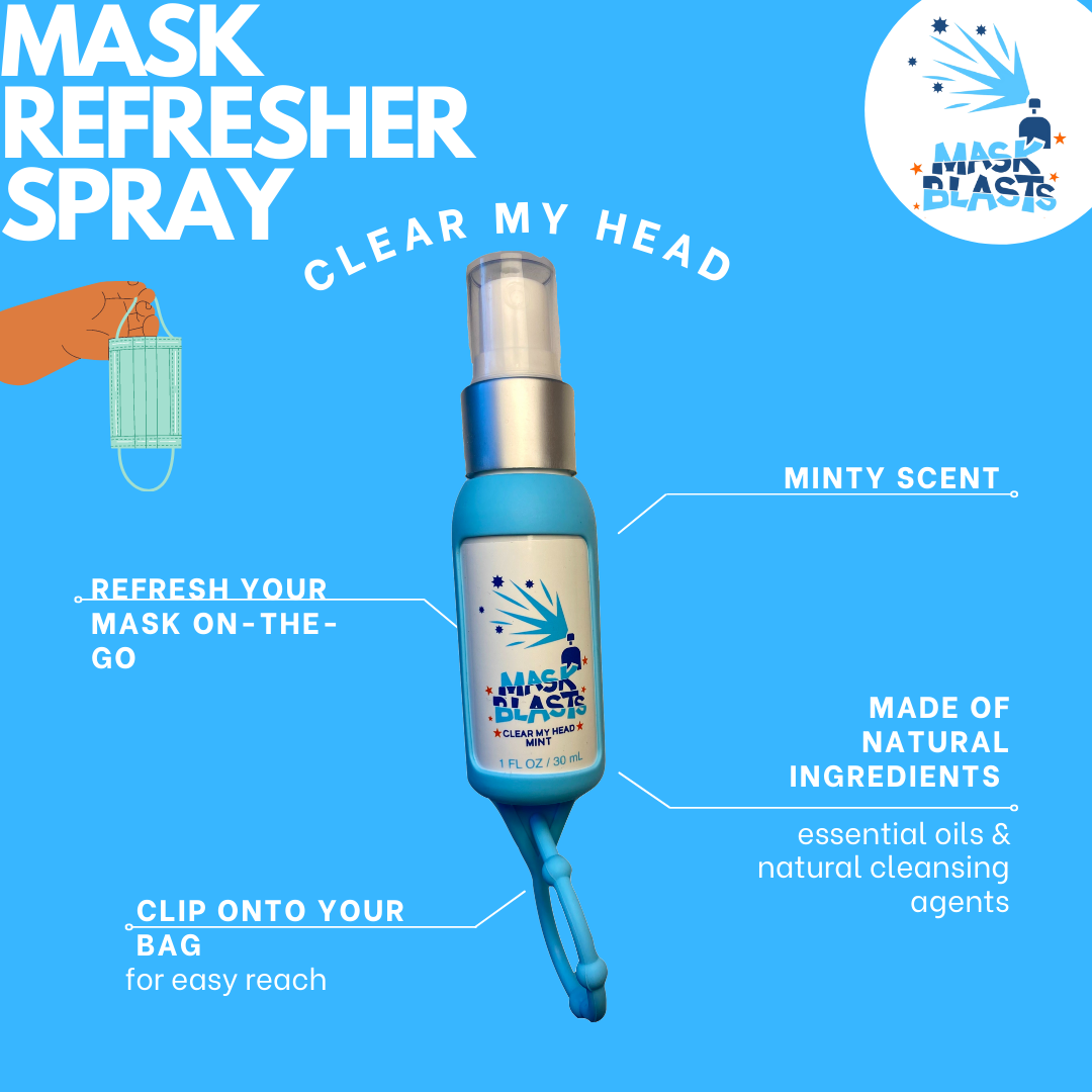 Mint Scented Mask Refresher Spray (Clear My Head)